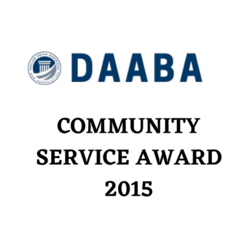 DAAB Community Service Award 2015